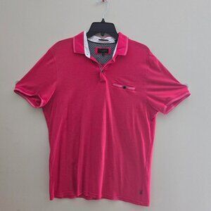 Ted Baker Pink Red Polo